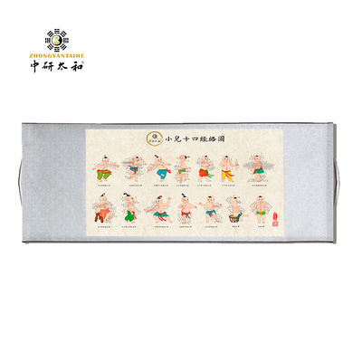 Scroll Wall Traditionele Chinese geneeskundekaart voor kantoor en gezin