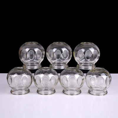 Chinese Glazen Antireumatische Cupping Cups Set Transparant 7st