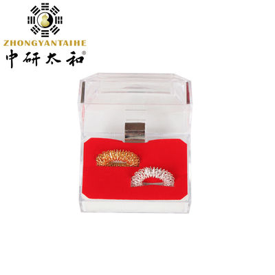 De Massagehulpmiddelen Gouden Zilveren Ring Type ZhongYan TaiHe van de vingeracupunctuur