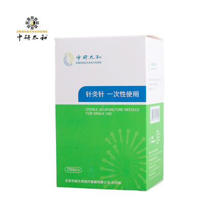 0.18mm Zhongyan Taihe de Dialyse van de Acupunctuurnaald Verpakking