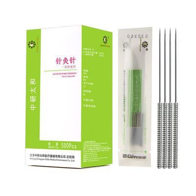 kwaliteit  Silvery Zhongyan Taihe Acupuncture Needles Painless Intradermal Needles For Facial Acupuncture Fabriek