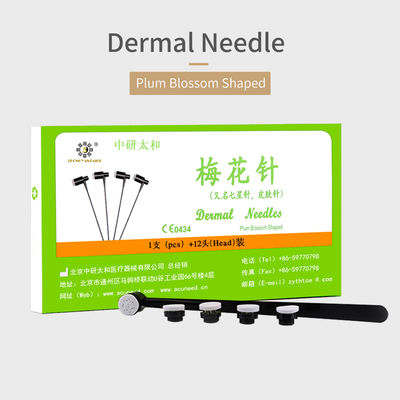 kwaliteit  ISO13485 Plum Blossom 7 Star Needle Acupuncture With 12 Replaceable Heads Fabriek