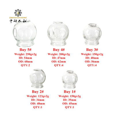 1 jaar houdbaarheidsduur Cupping cups set voor voorraad en professionele massage