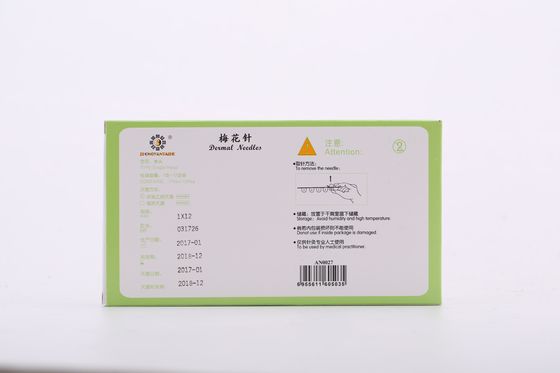 Traditionele Chinese geneeskunde Zhongyan Blossom Naald 12 Naalden Box Acupunctuurapparatuur Geschikt voor klinische en therapeutische