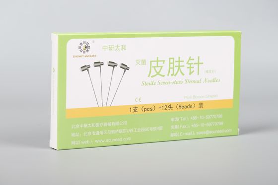 15cm Steriele Dermale Plum Blossom Naald Topkeuze voor Acupunctuurbehandeling