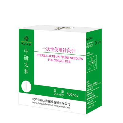 Zhongyan Taihe Hoogwaardige 500pcs wegwerp steriele acupunctuur naalden acupunctuur therapie
