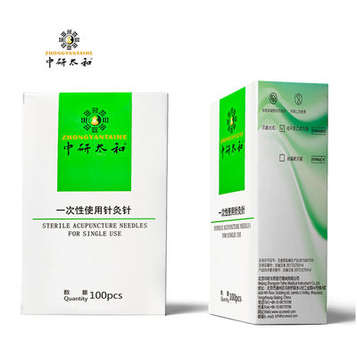 Langdurige scherpe naalden voor pijnloze acupunctuurbehandeling 13mm/25mm/30mm/40mm/50mm/60mm/75mm