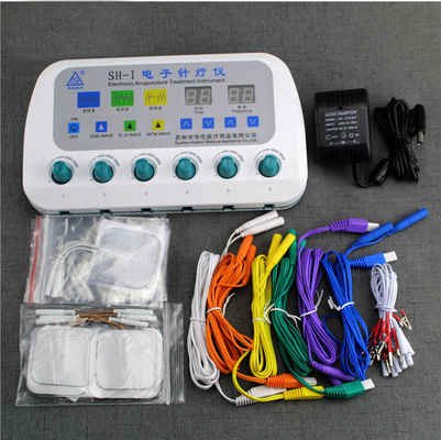 Output Intensity 0-10mA Electronic Acupuncture Therapy Device White Suitable for by Licensed Acupuncturists and Therapists