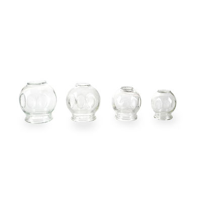 Chinese Anti het Verouderen 5Pcs Glas Vacuüm het Tot een kom vormen Reeks voor Gezicht en Lichaam