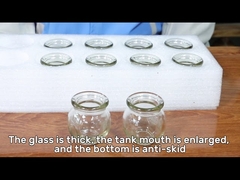 Chinese Anti-Aging Transparante Glazen Vacuüm Cupping Set voor Gezicht en Lichaam