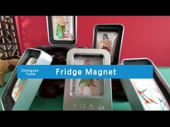 3D Aangepaste Koelkastmagneet, Kristalglazen Souvenir Koelkastmagneet